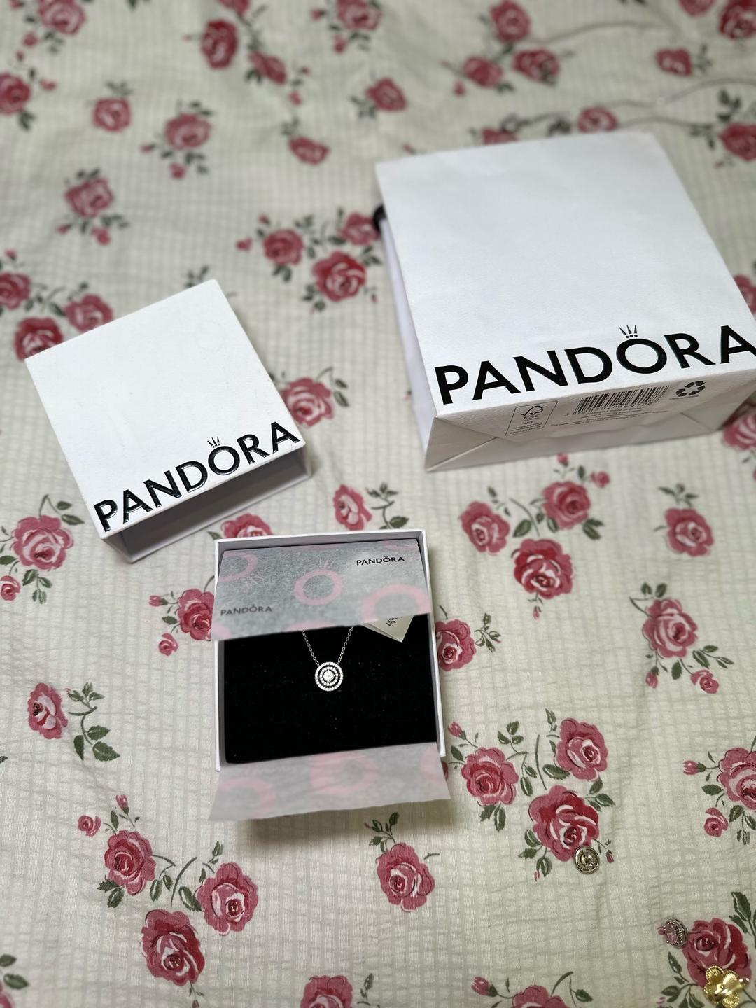 Pandora Ожерелье Pandora серебро 925, оригинал — фото 2