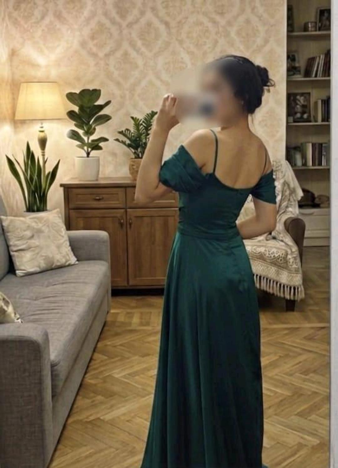 Jivago Изумрудное платье — фото 2