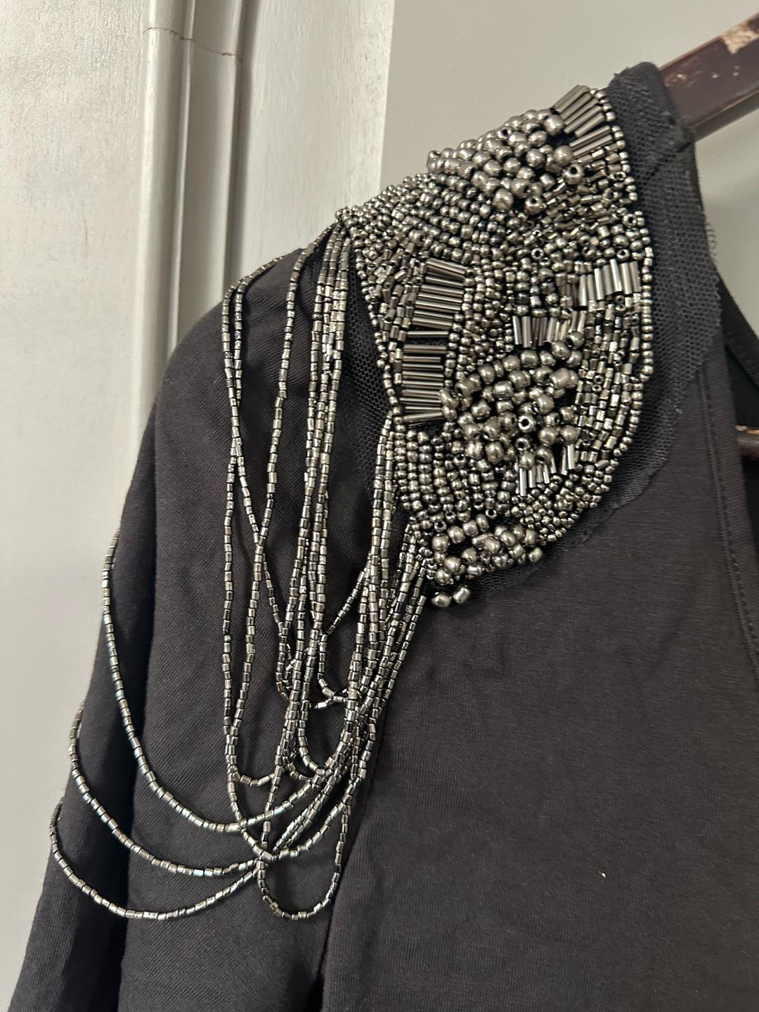 H&M Платье H&M с бисерным декором — фото 2
