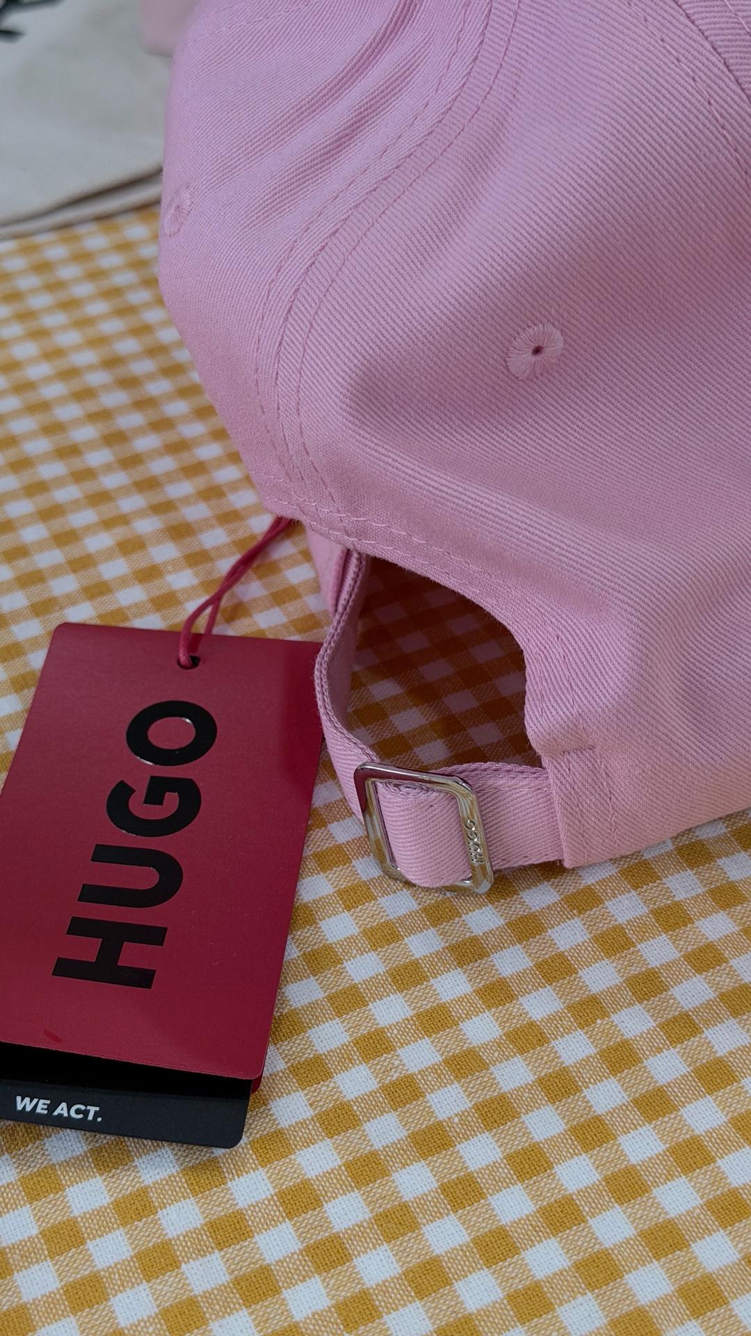 Hugo Кепка бейсболка Hugo розовая оригинал — фото 2