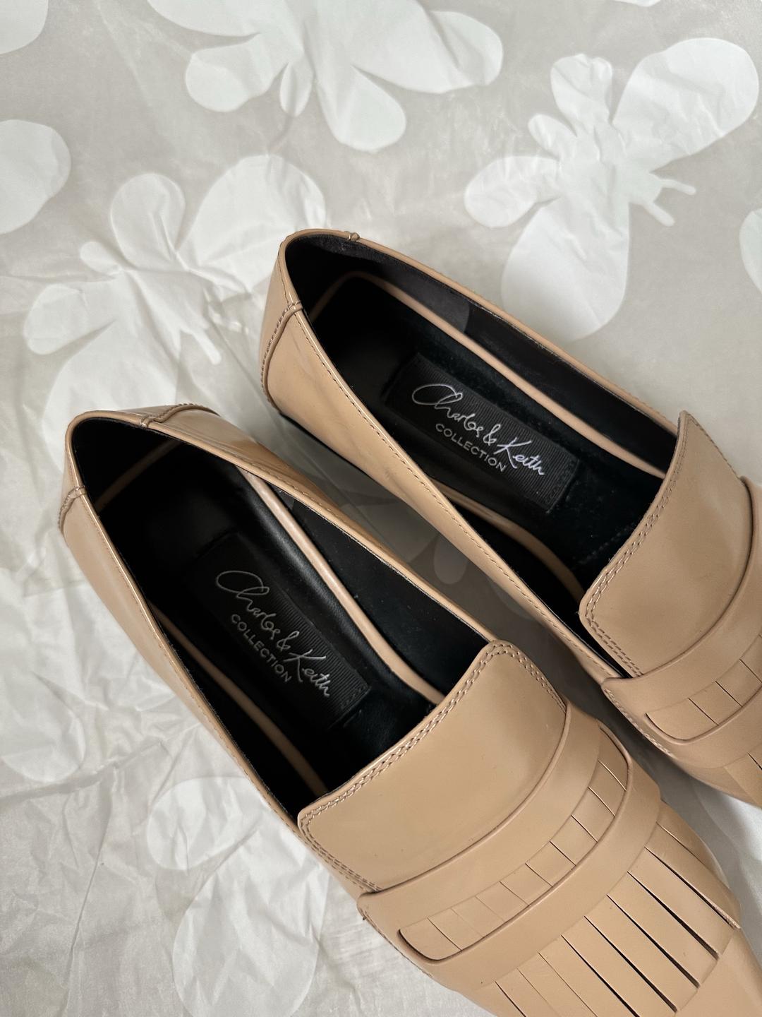 Charles & Keith Бежевые лоферы Charles&Keith — фото 2