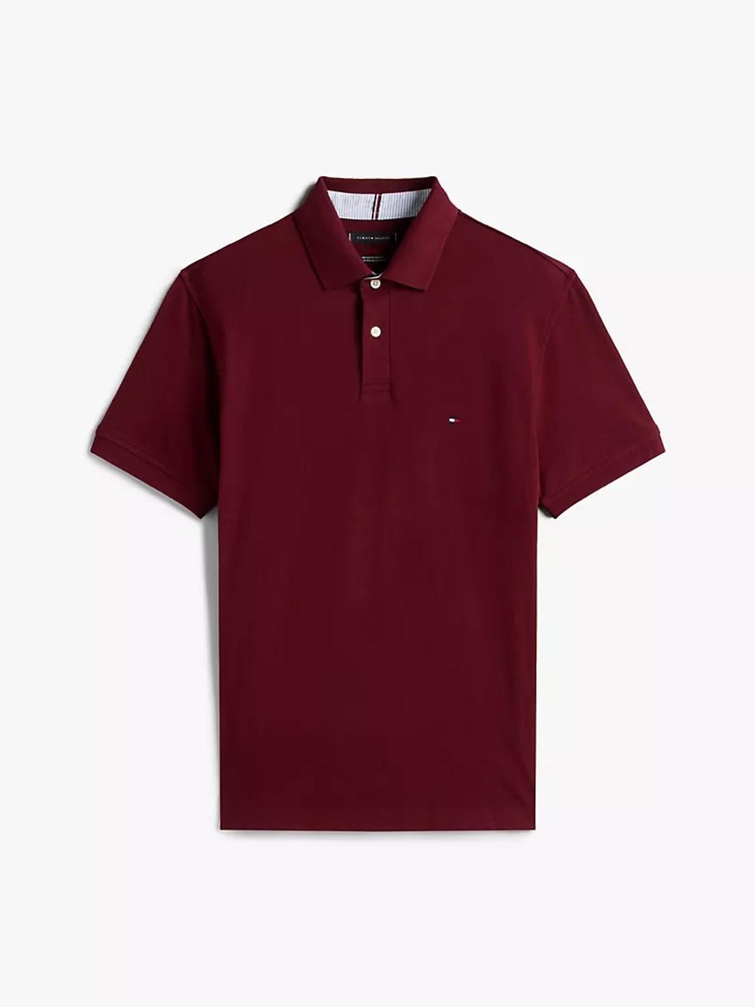 Tommy Hilfiger Бордовый тенниска — фото 2