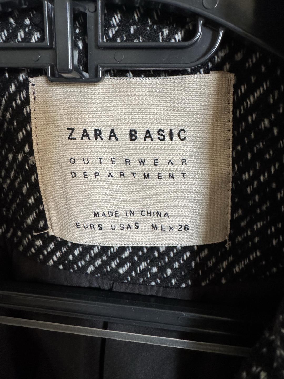 Zara Стильное пальто Zara Basic — фото 2