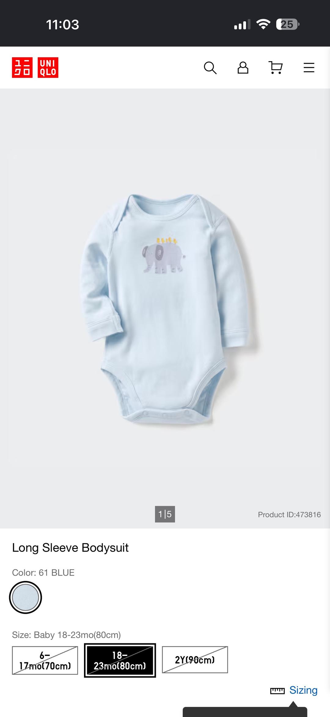 Uniqlo UNIQLO комплект из 2 боди для мальчика — фото 2