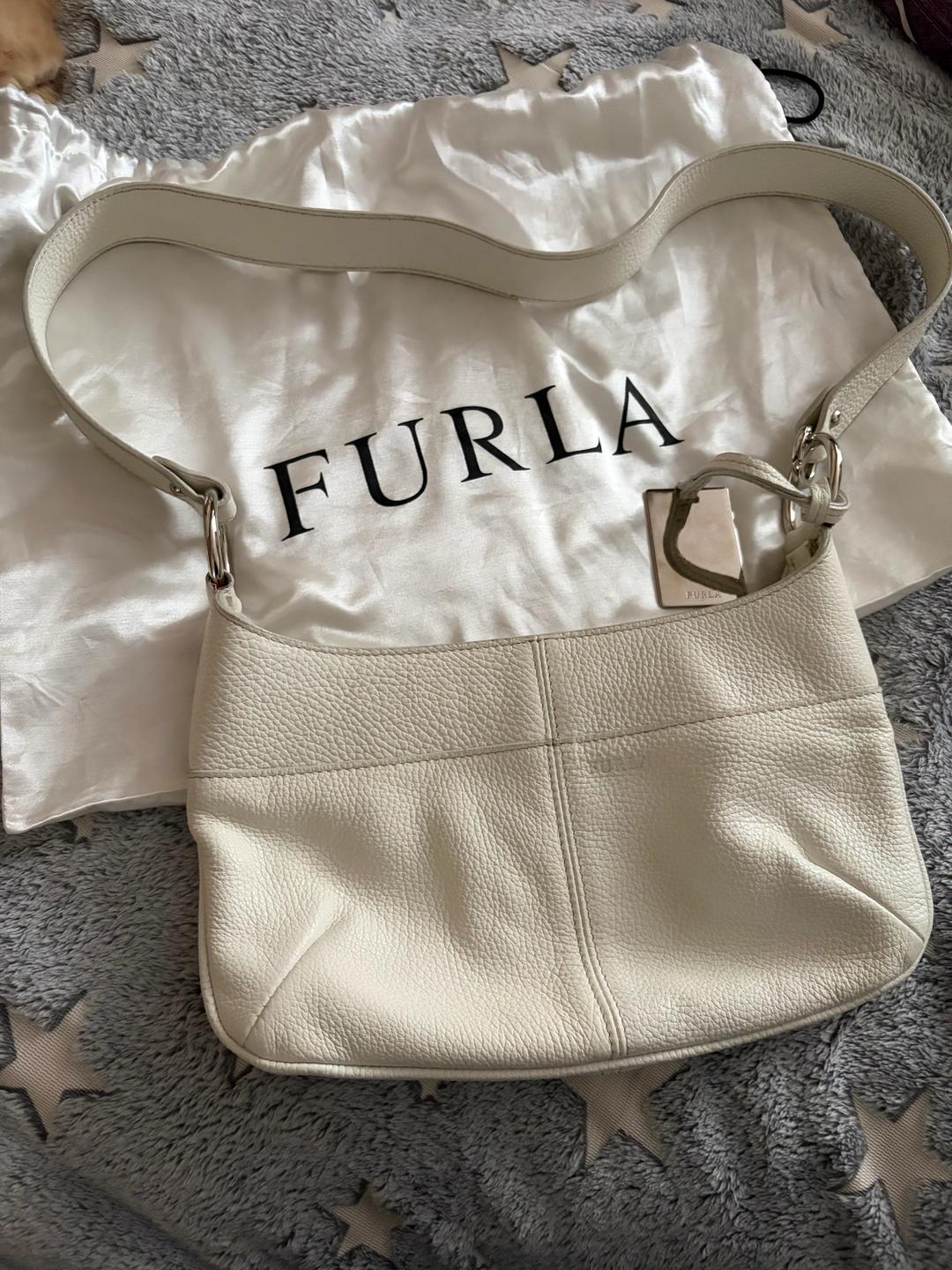 Furla Белая кожаная сумочка Furla — фото 2