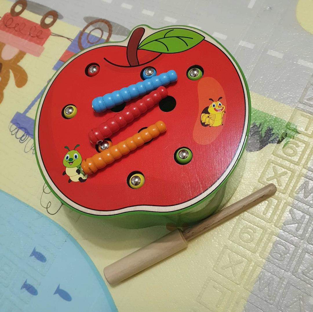 Baby Go Развивающий набор Магнитная рыбалка червячки. Новый — фото 2