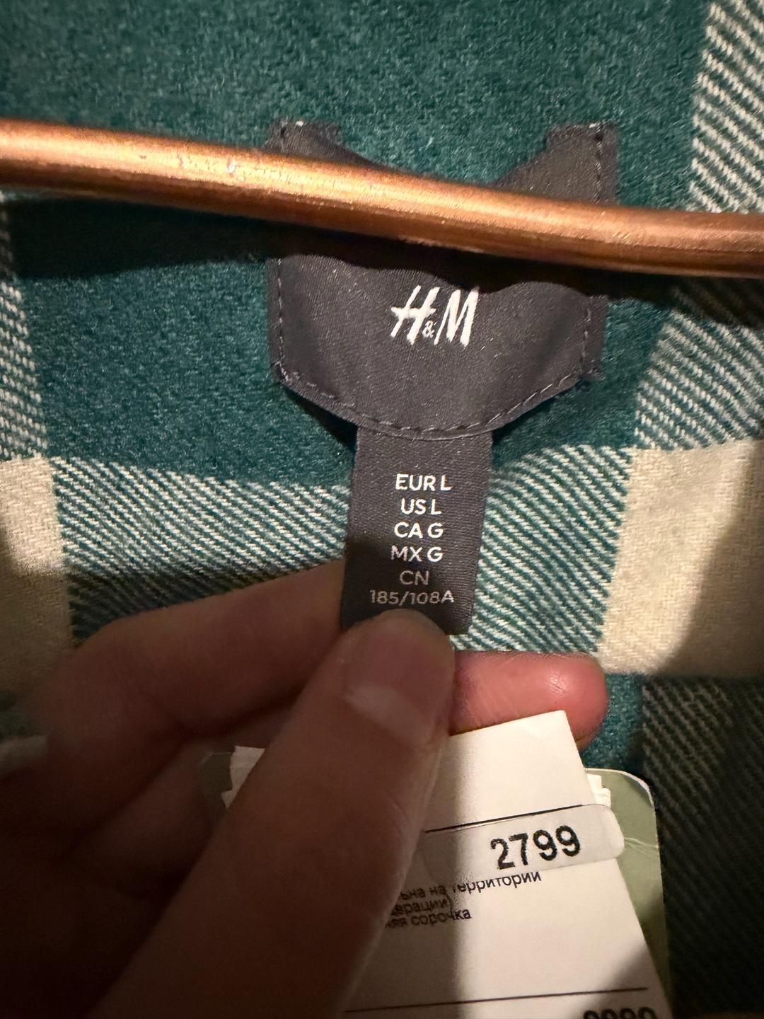 H&M Рубашка H&M новая с этикеткой — фото 2