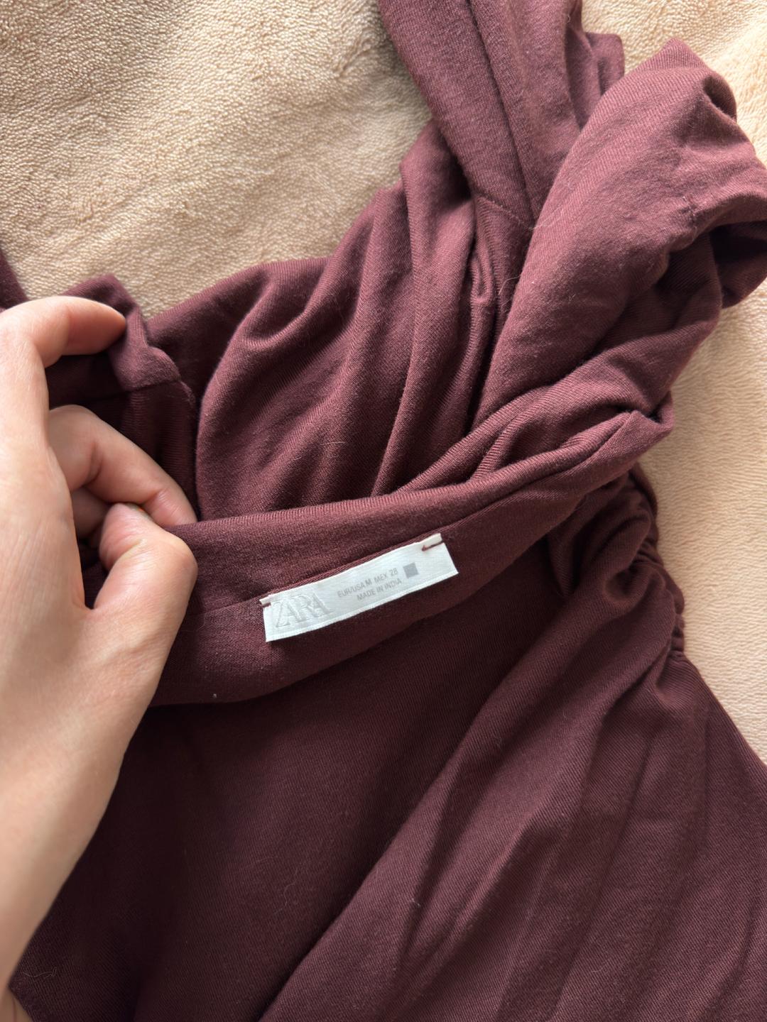 Zara Ассиметричный топ — фото 2