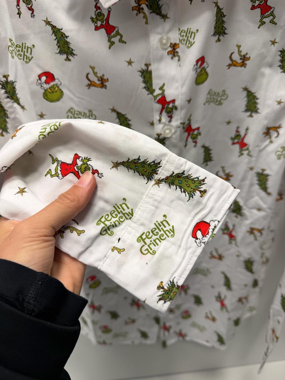 (s, m, l ) Рубашка с принтом Grinch — фото 2