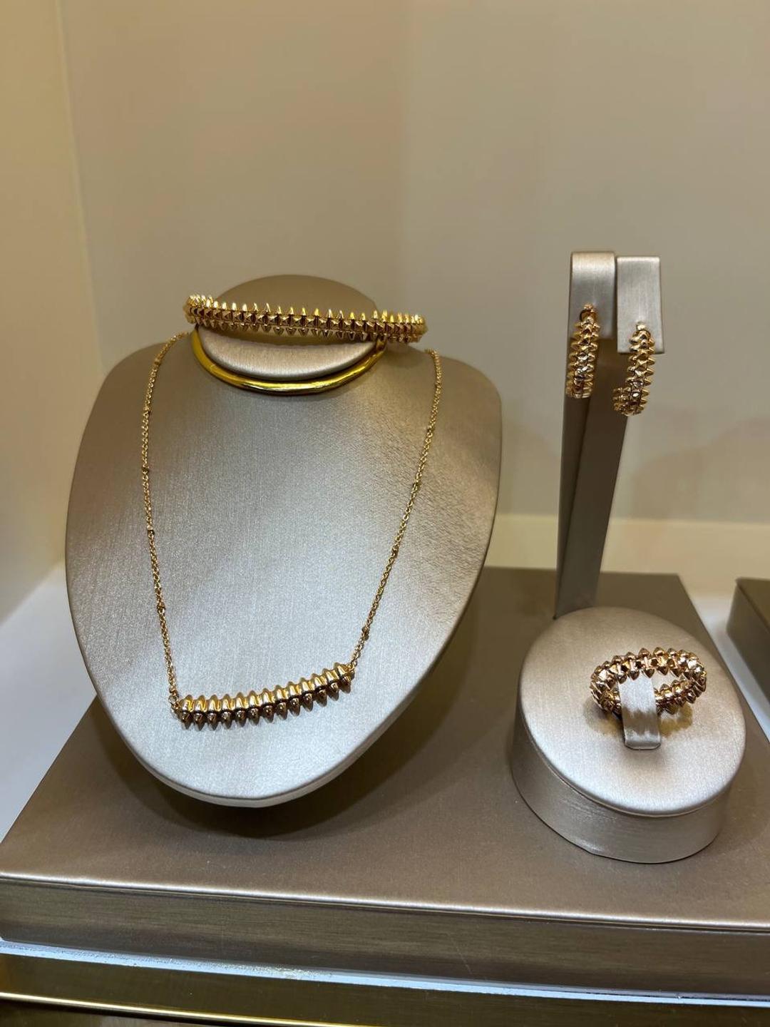 Cartier Cartier clash шипы набор в желтом золоте — фото 2