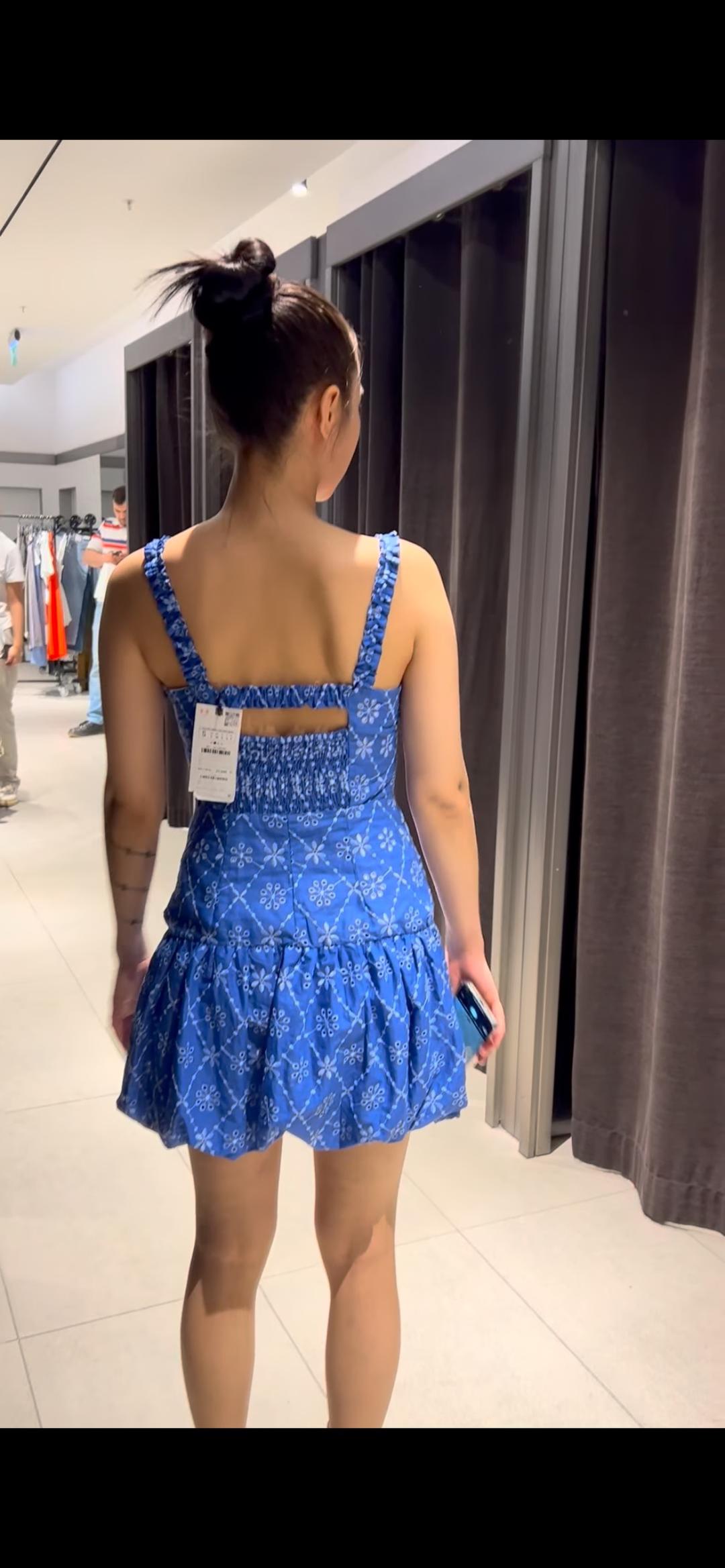 Zara платье с вырезами — фото 2