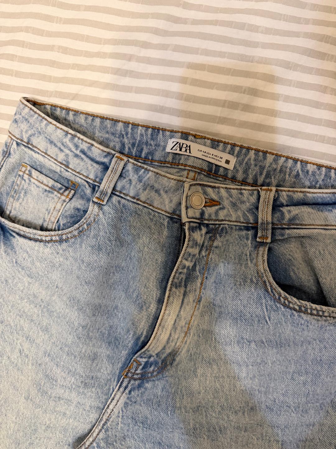 Zara Голубые джинсы Zara — фото 2