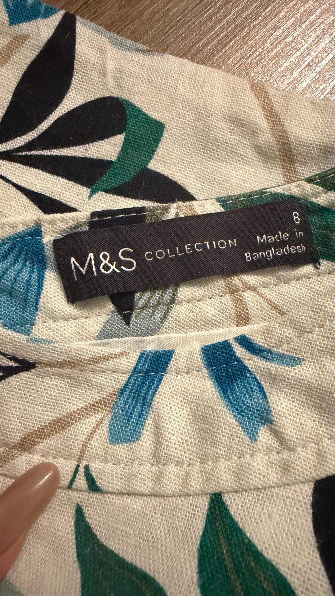 Marks & Spencer Платье лен — фото 2