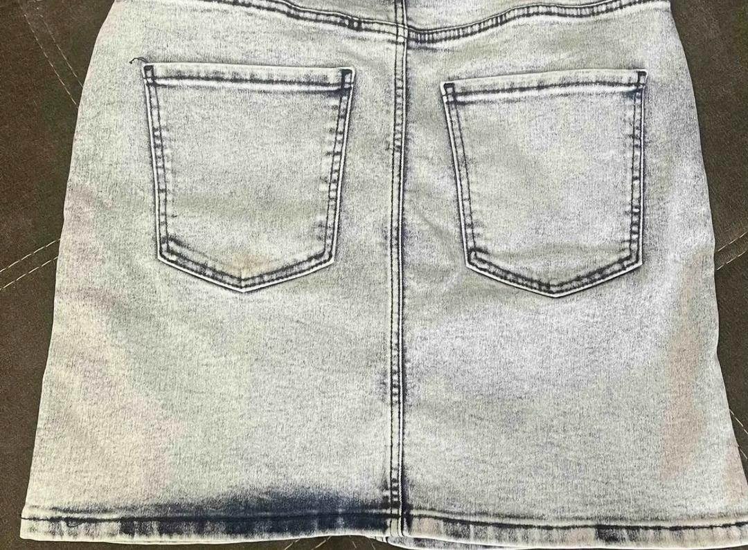 Zara Джинсовая мини-юбка — фото 2