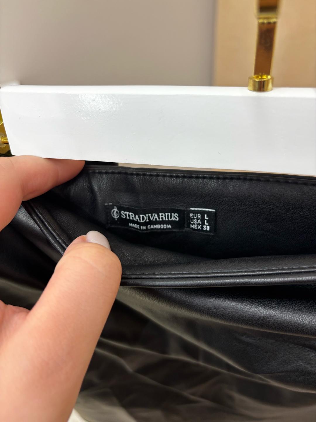 Stradivarius Юбка кожаная Stradivarius — фото 2