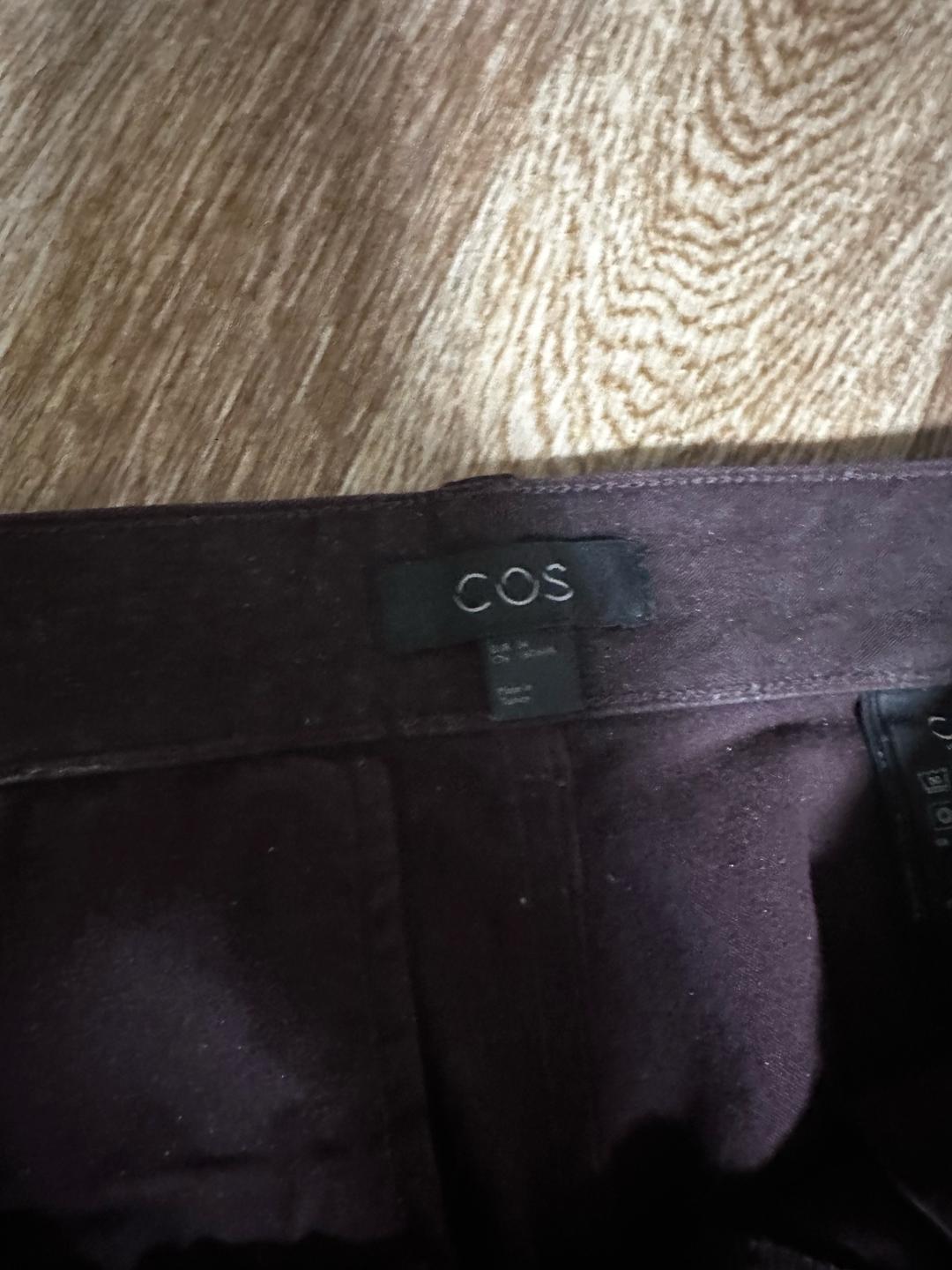 COS Джинсы бордовые COS — фото 2