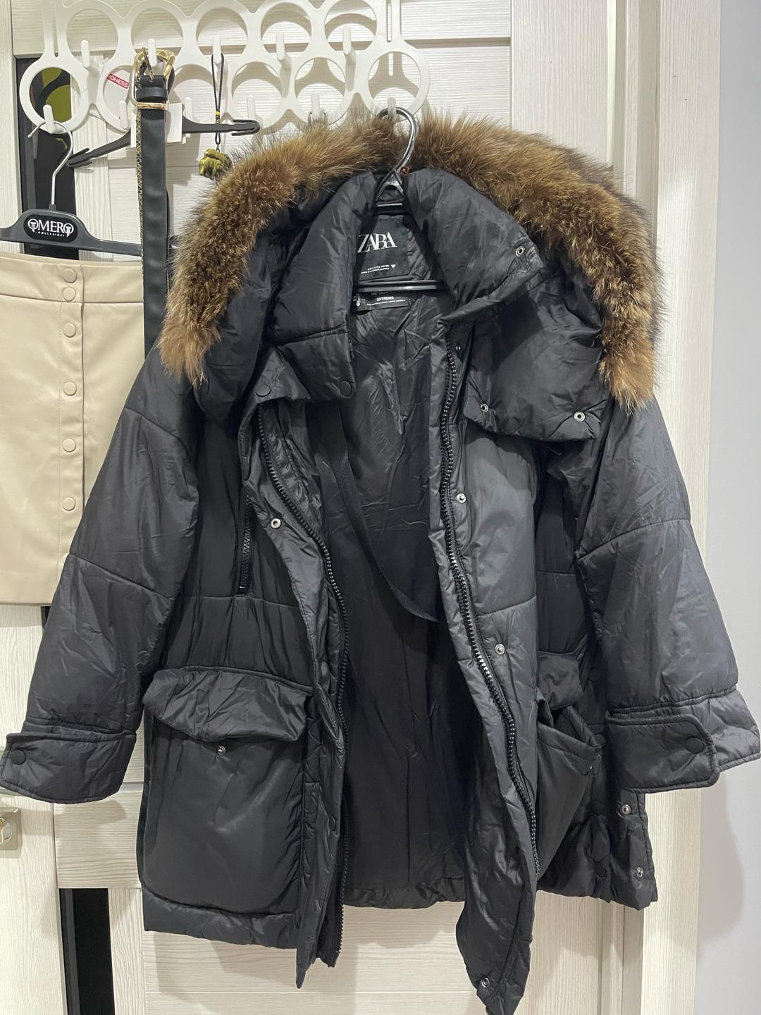 Zara Zara, черная куртка — фото 2