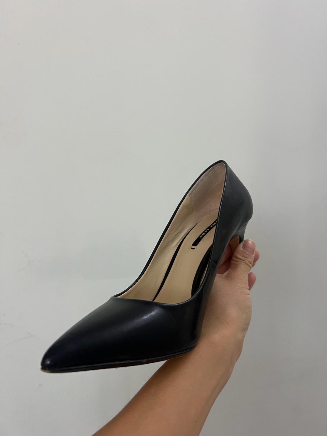 Zara Туфли лодочки черные — фото 2