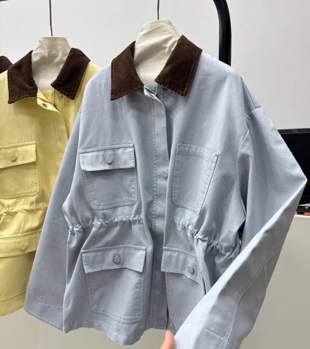 Massimo Dutti Небесно голубая куртка Massimo Dutti — фото 2