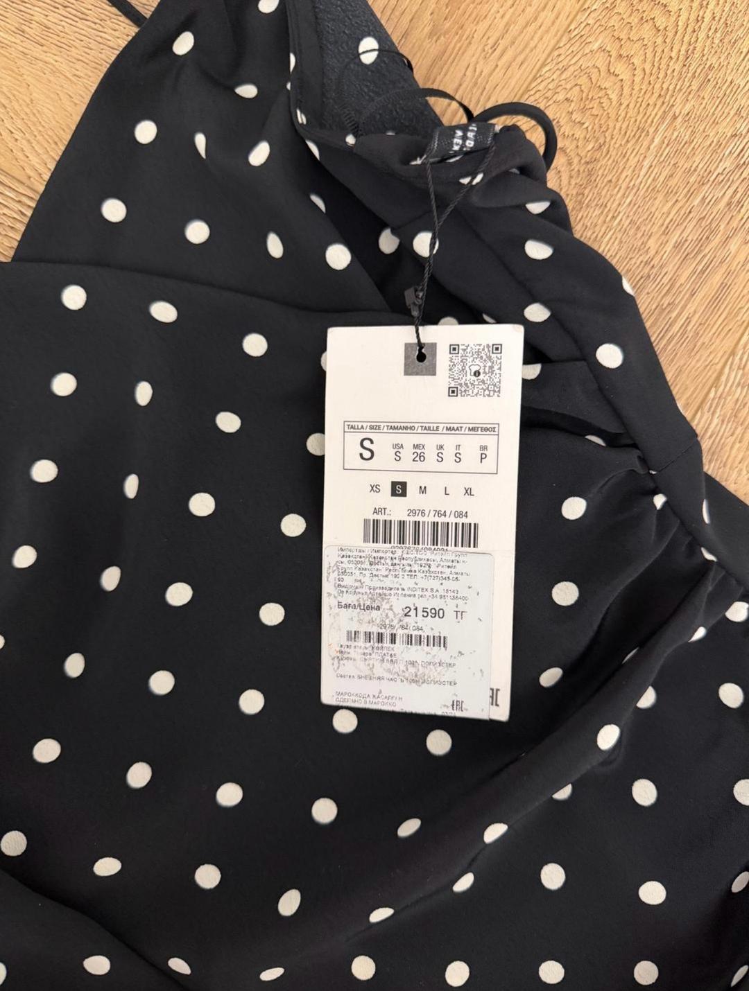 Zara Платье ZARA в горошек — фото 2