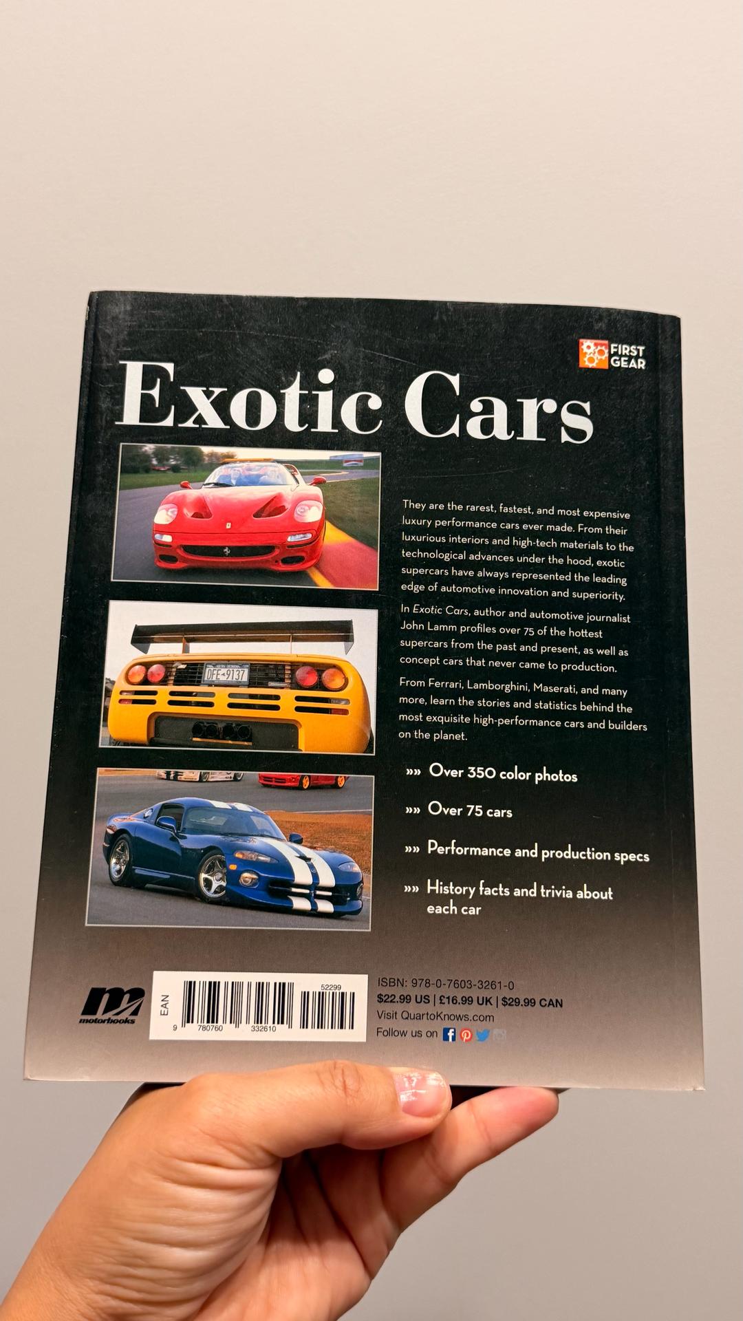 John Lamm Книга каталог Exotic Cars — фото 2