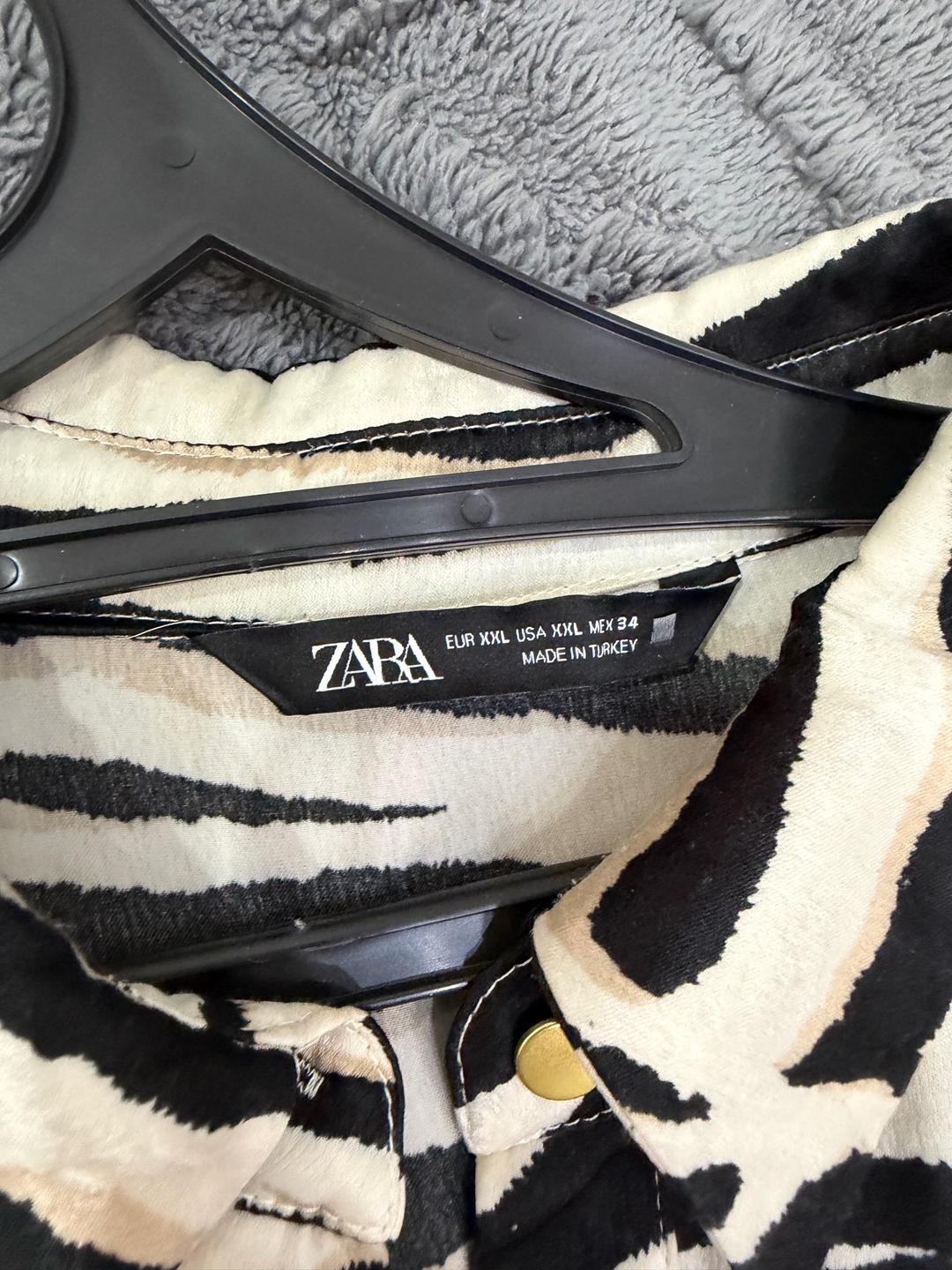 Zara Зебра платье Zara — фото 2