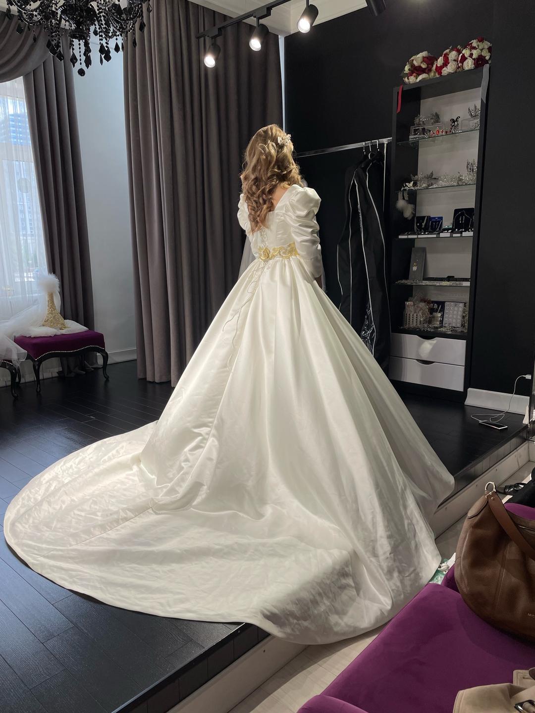 Emilia Sposa Свадебное платье атласное — фото 2