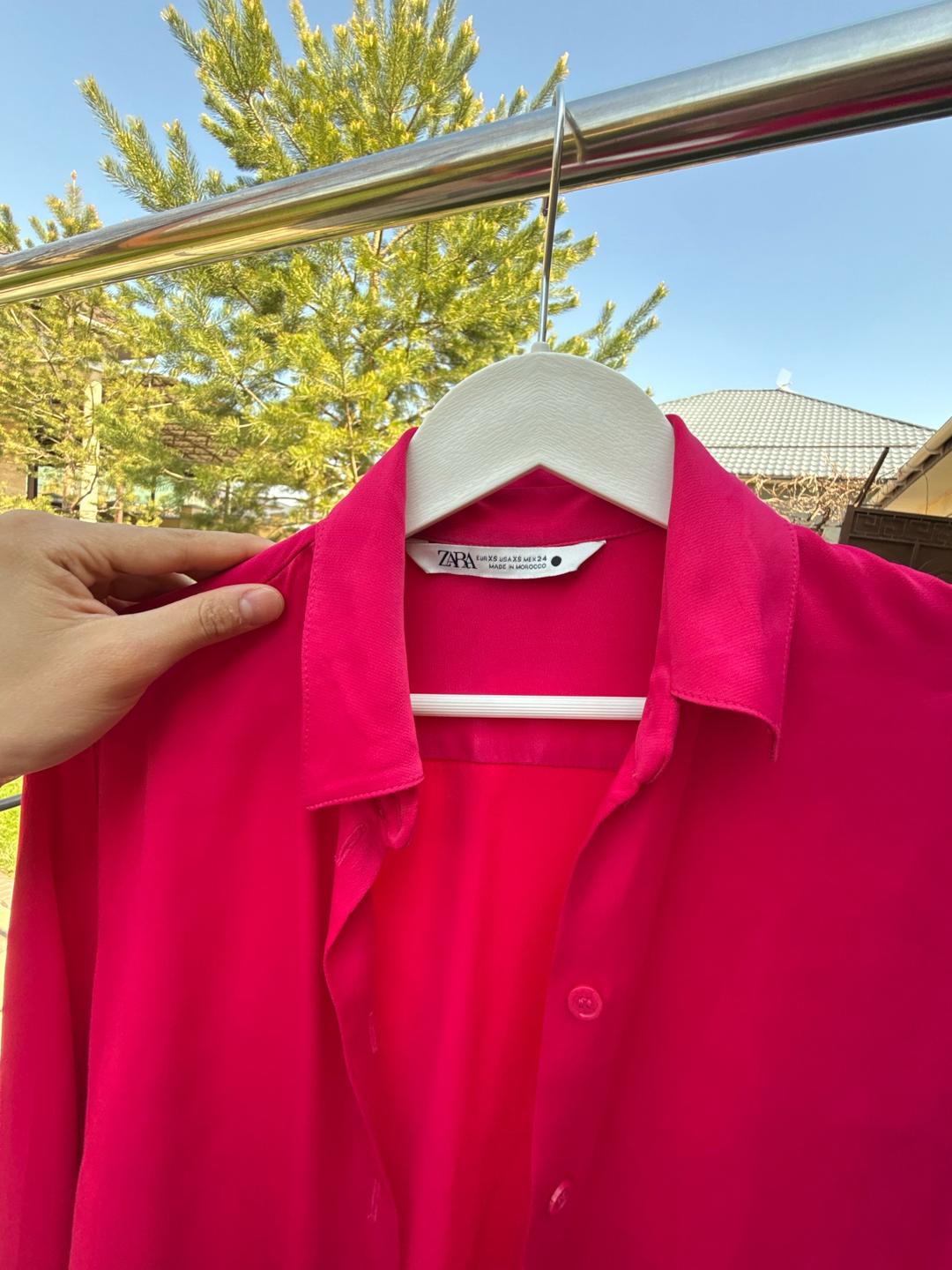 Zara Рубашка из вискозы 100% — фото 2