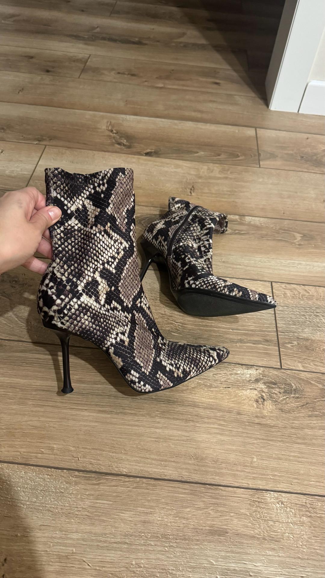 Zara Zara сапоги ботильоны — фото 2