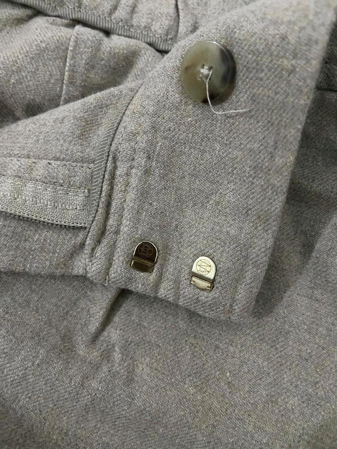 Massimo Dutti Мужские льняные брюки Massimo Dutti с защипами — фото 2