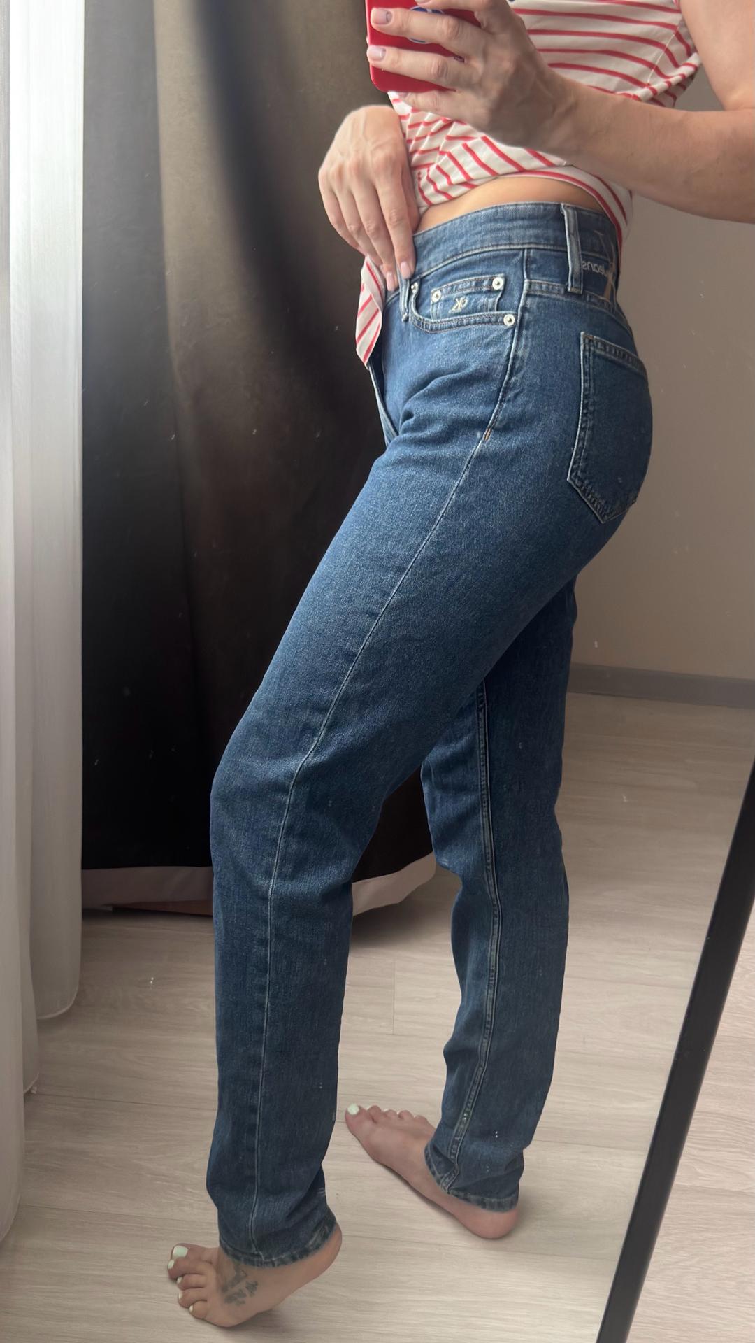 Calvin Klein синие джинсы Кельвин Кляйн — фото 2