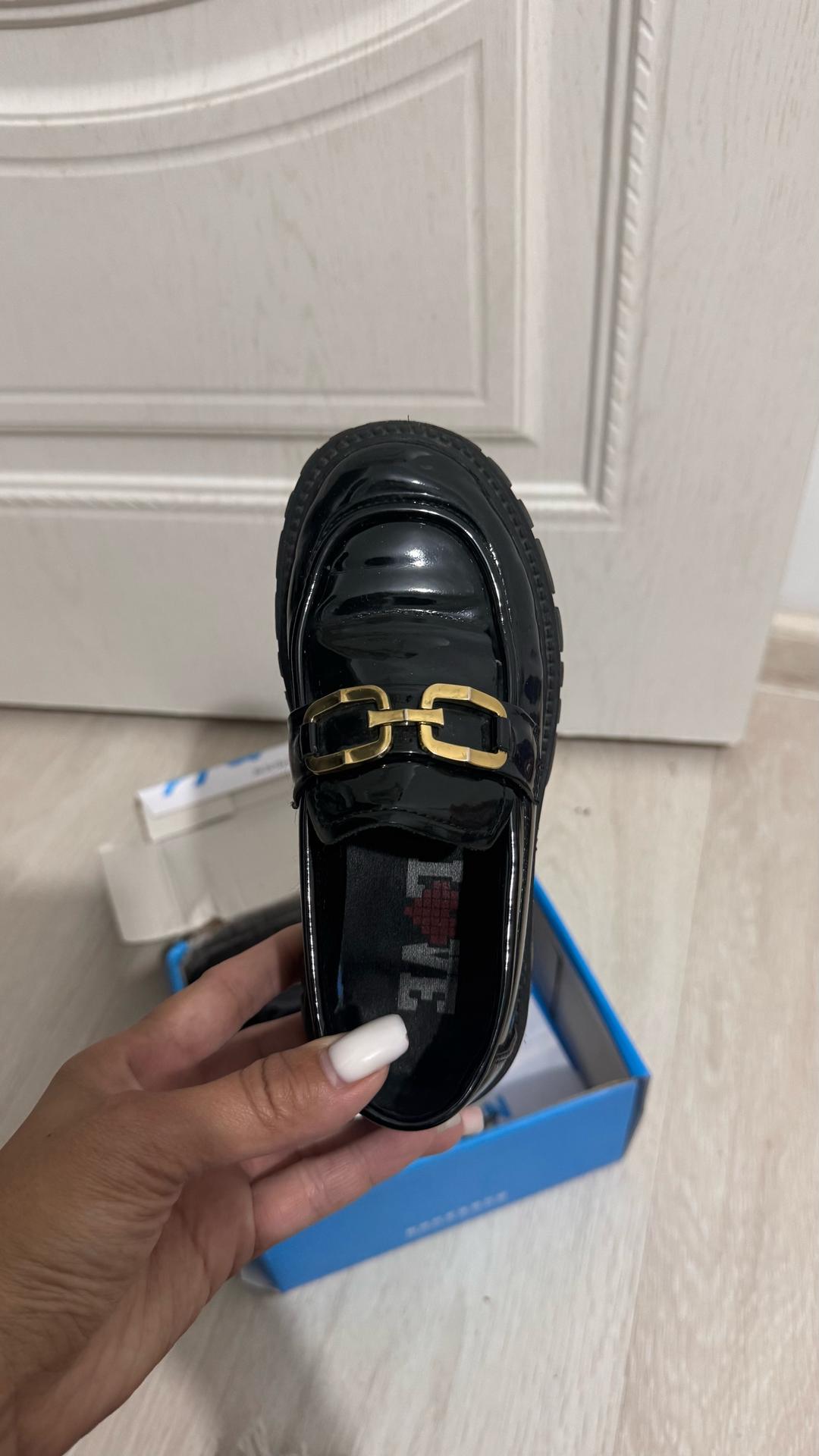Zara Kids Детские лаковые лоферы — фото 2