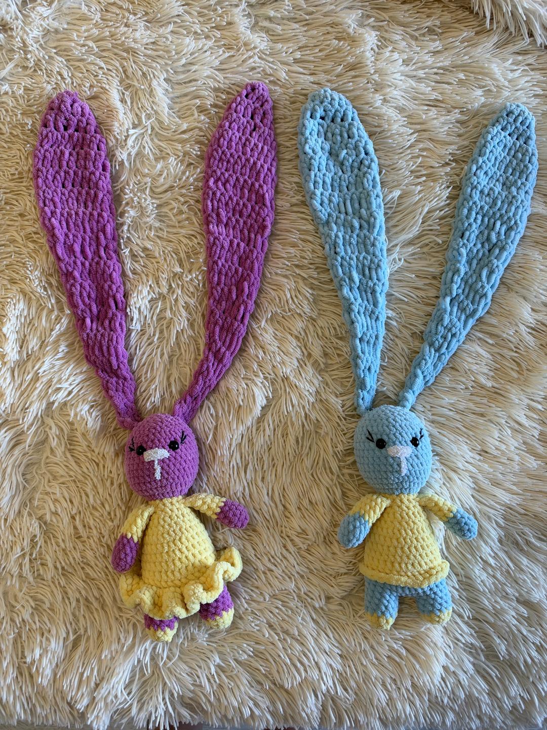 Handmade (ручная работа) Пара вязаная Зайки (ручная работа) — фото 2
