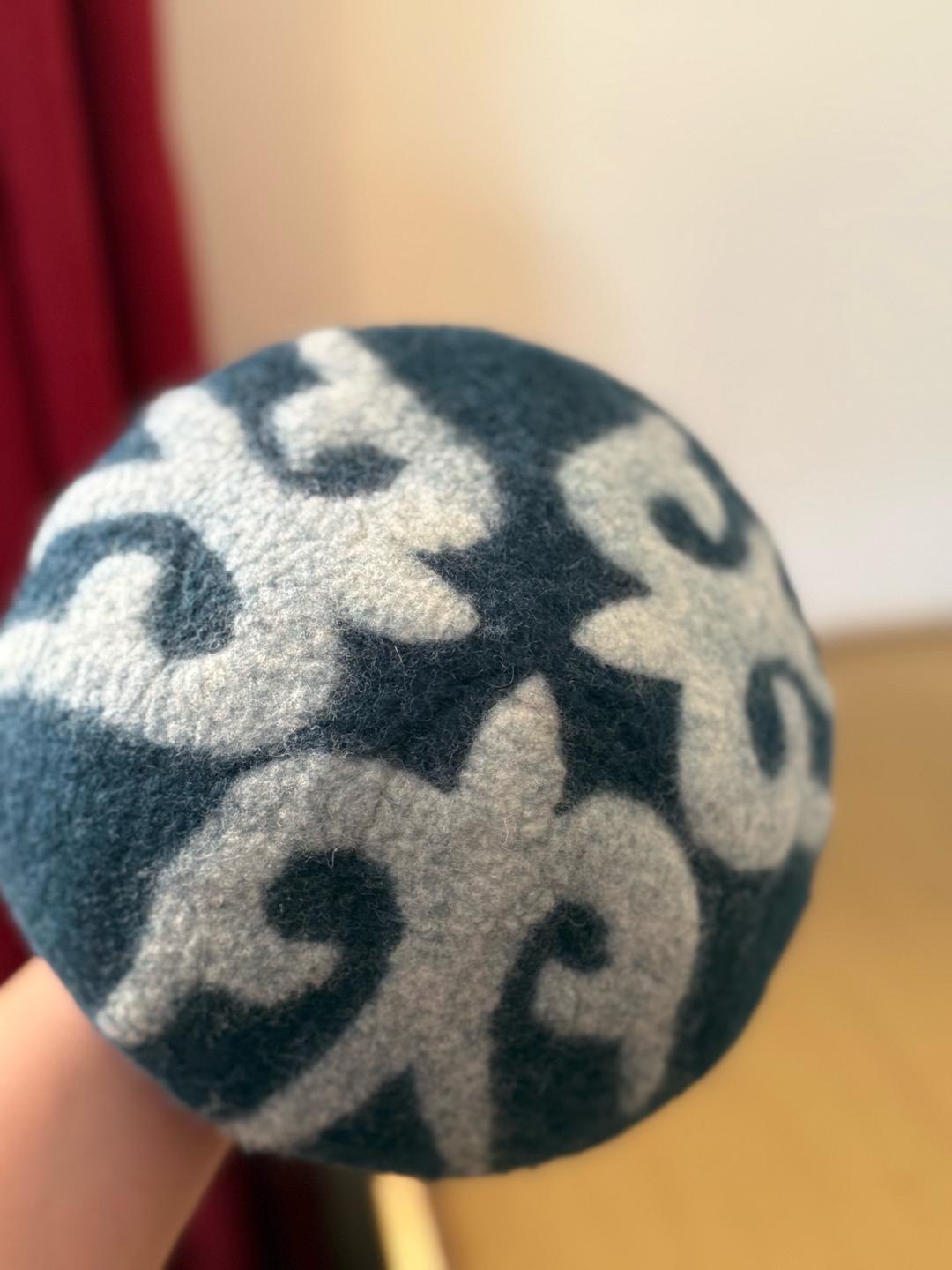 Handmade (ручная работа) Тюбетейка женская из войлока с орнаментом — фото 2