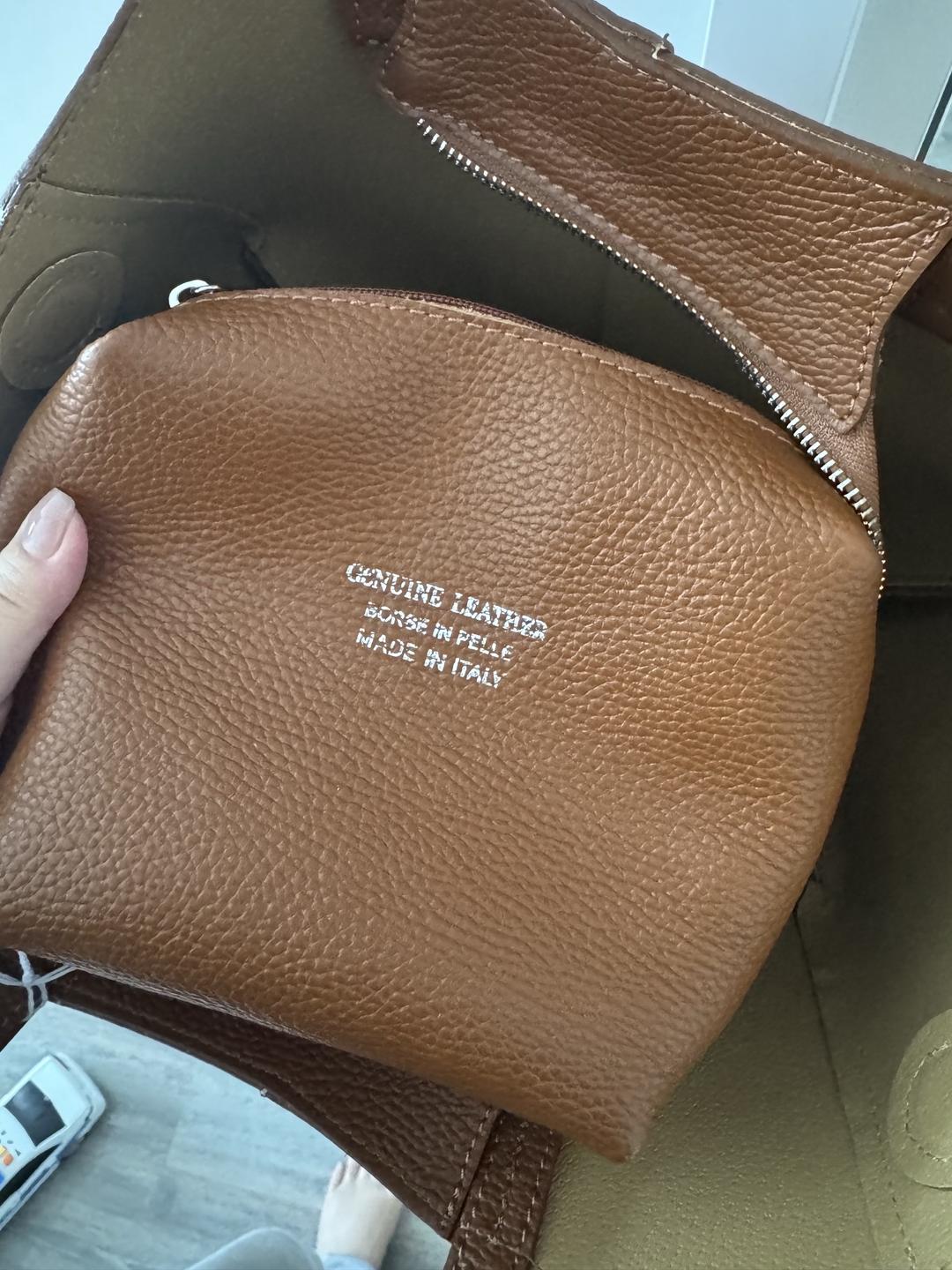 genuine leather  Итальянская сумка в натуральной коже — фото 2