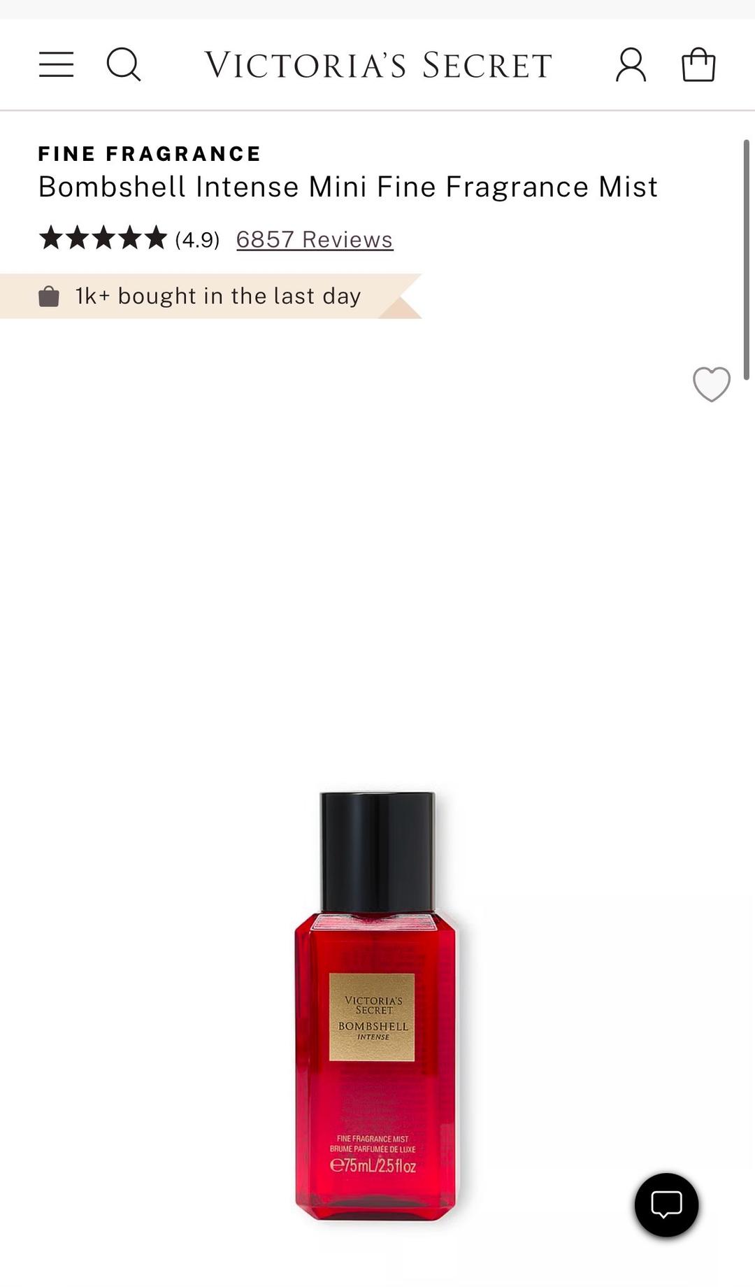 Victoria's Secret Mist Victoria Secret Bombshell INTENSE ❣️оригинал — фото 2