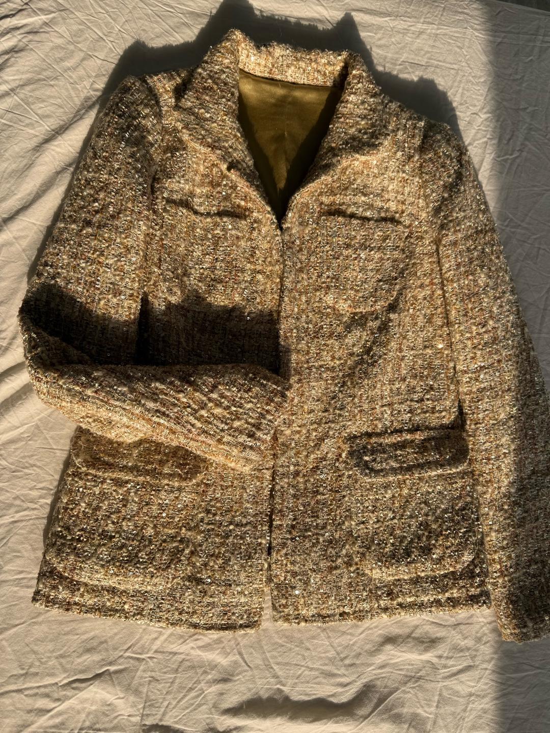 Handmade (ручная работа) Костюм букле в стиле Chanel — фото 2