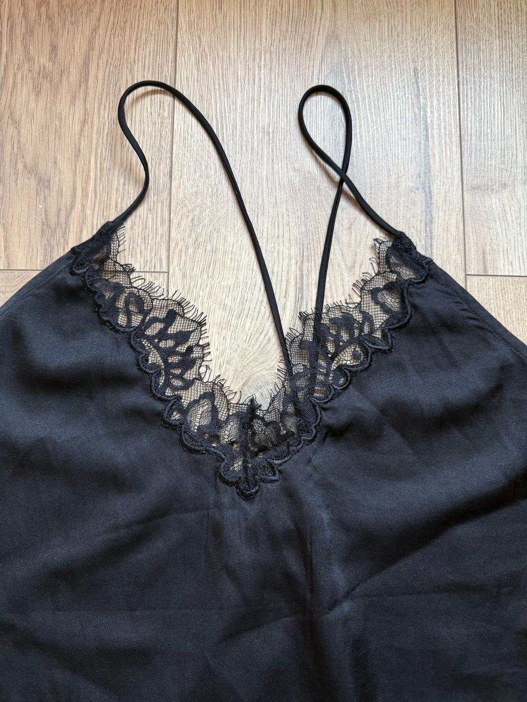 Zara черная ночная сорочка Zara — фото 2