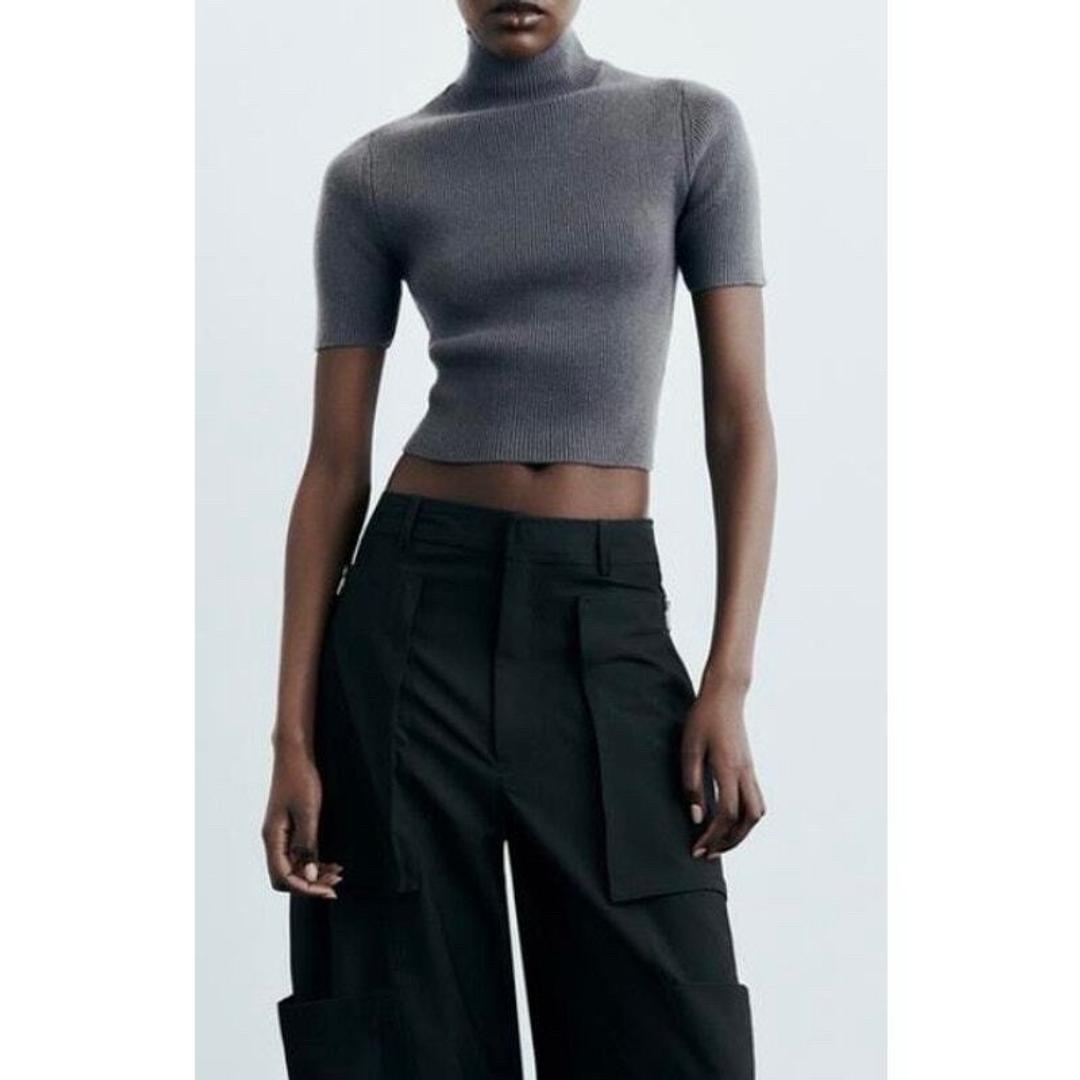 Zara Серая футболка Zara — фото 2