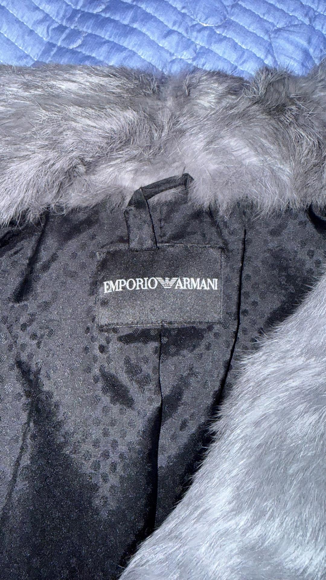 Emporio Armani Emporio Armani жилет из кроличьего меха — фото 2