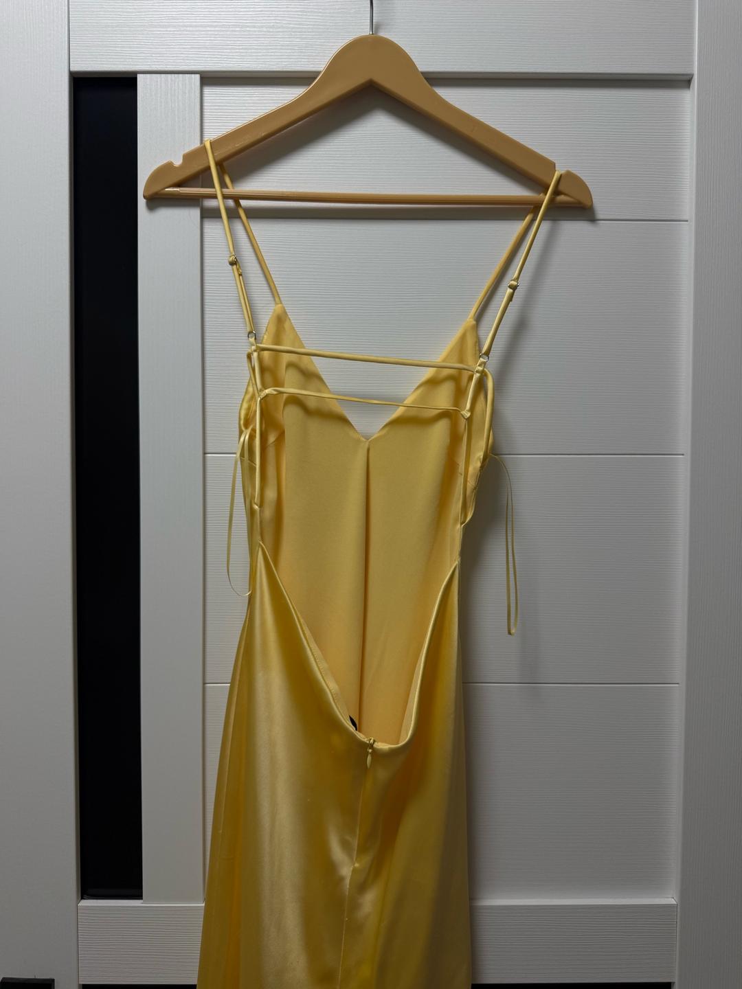 Zara Платье макси на бретелях — фото 2