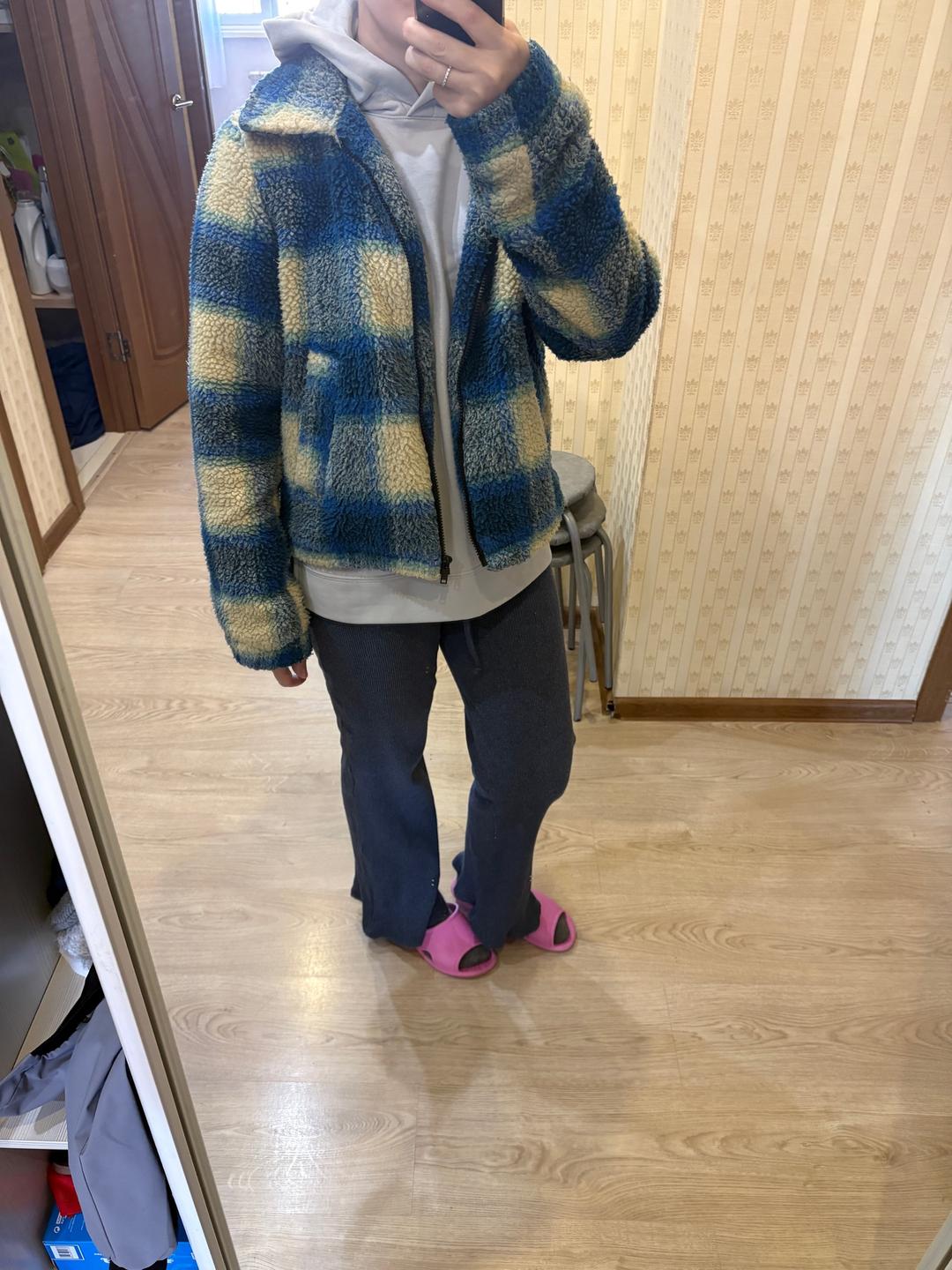 Noisy May Куртка тедди в клетку — фото 2