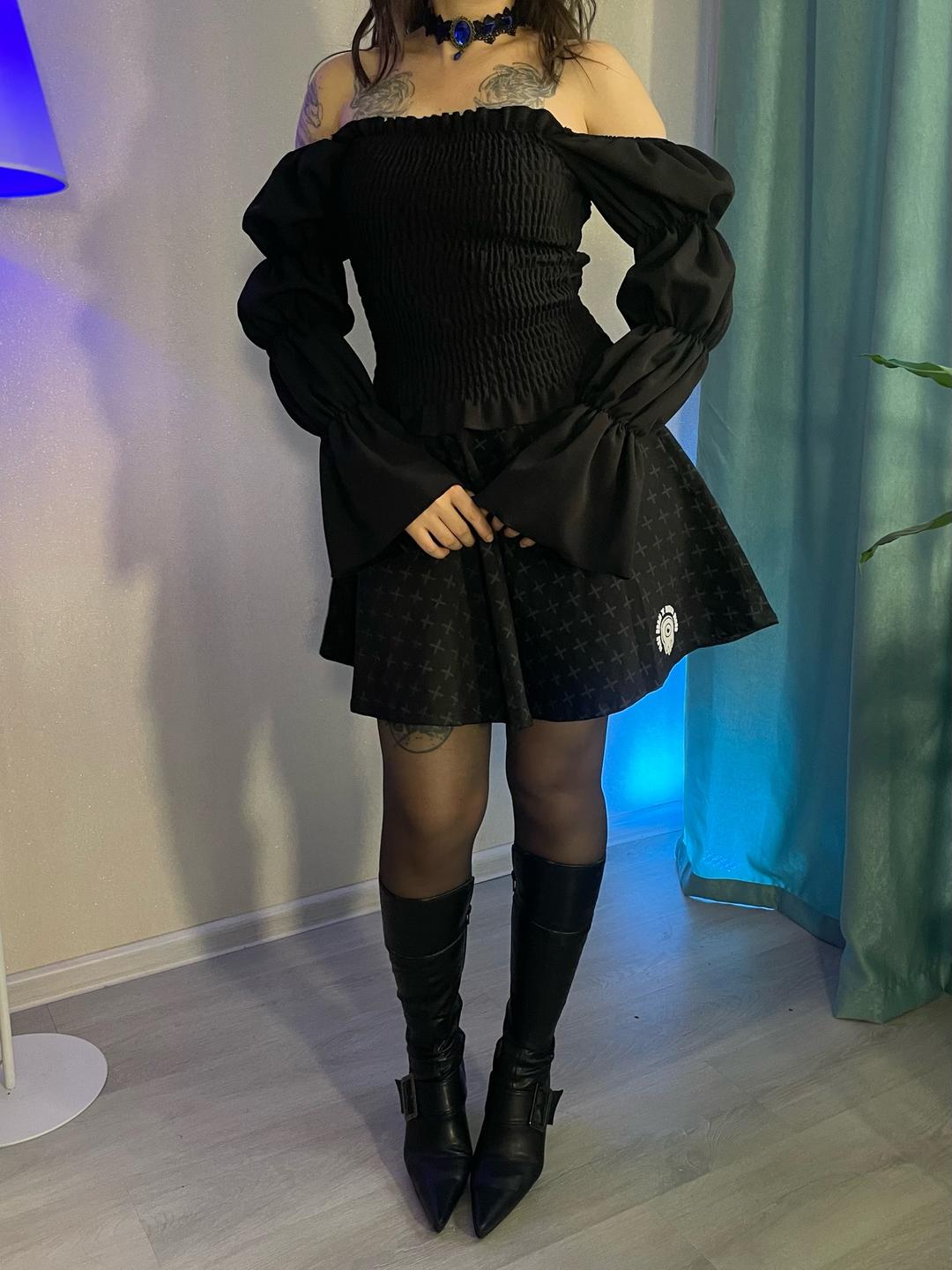 New Look Топ NEW LOOK с открытыми плечами рукава фонари — фото 2