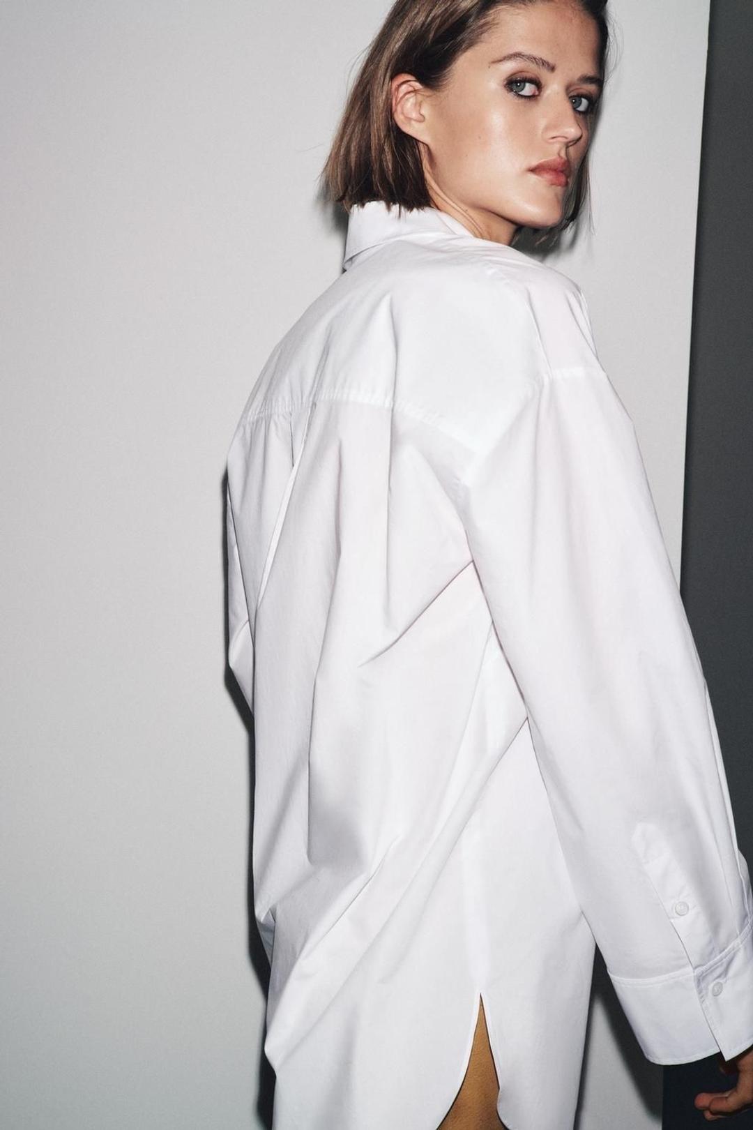 Zara Рубашка оверсайз — фото 2