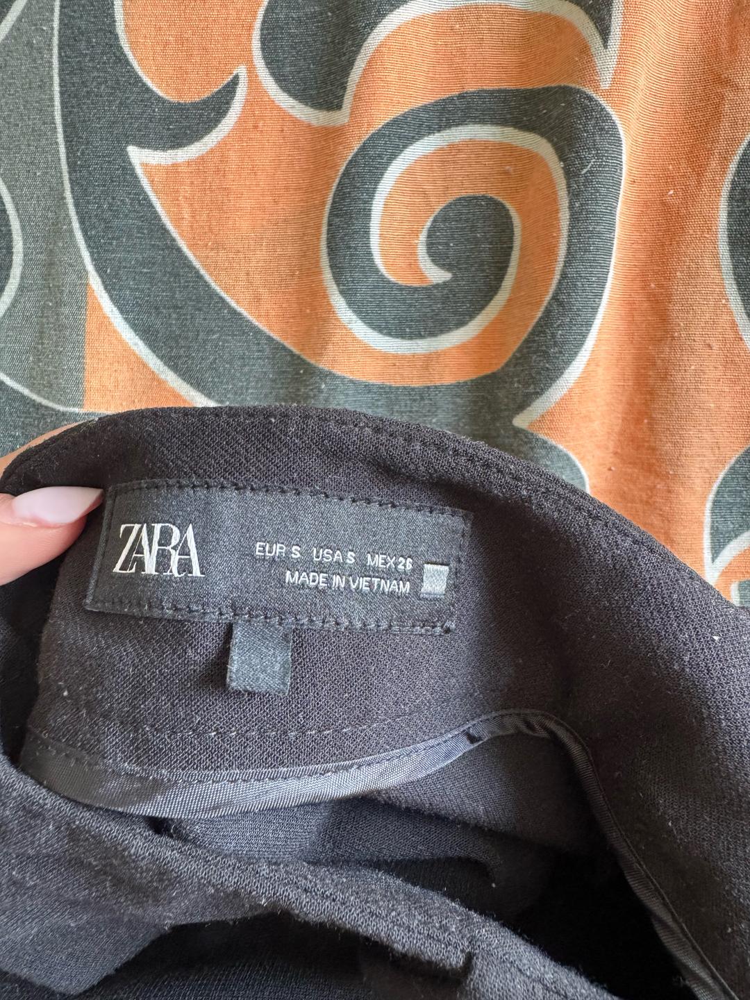 Zara Черная юбка в складку Zara — фото 2