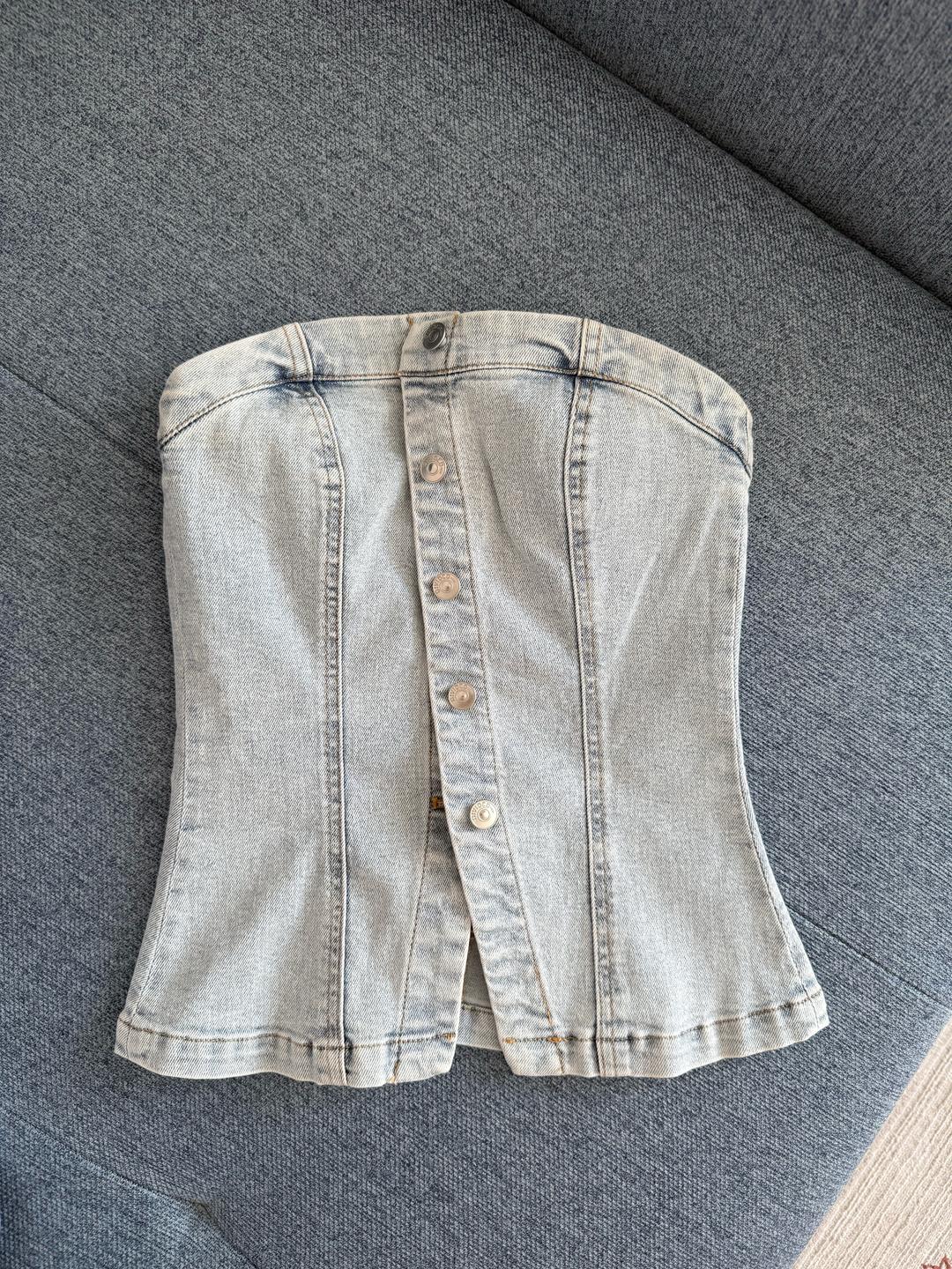 H&M Джинсовый топ H&M — фото 2