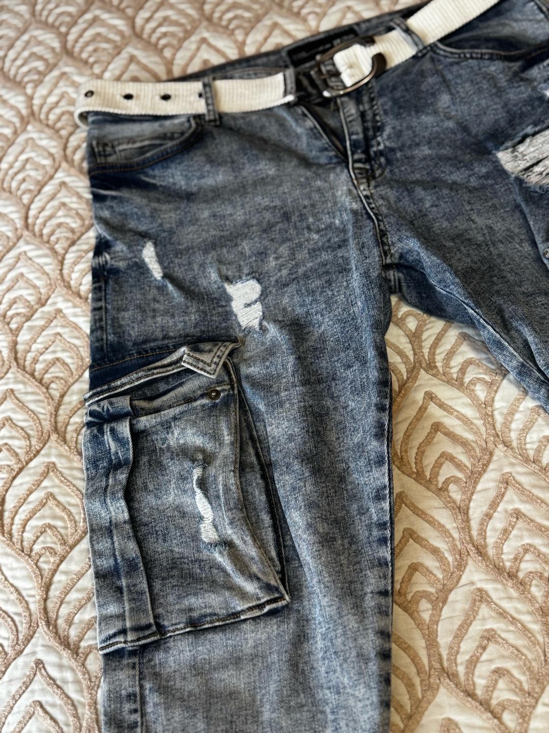 2 Y DNM 2Y Premium Denim Jogger — фото 2