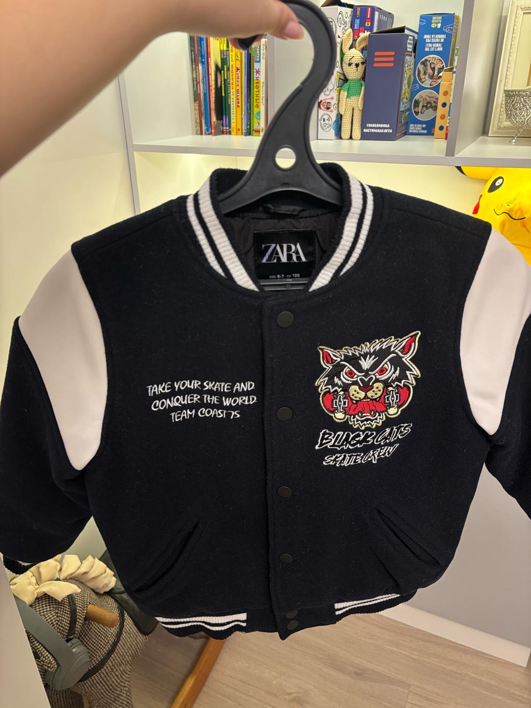 Zara Kids Утепленный бомбер Зара на 6-7 лет(116-120см) — фото 2