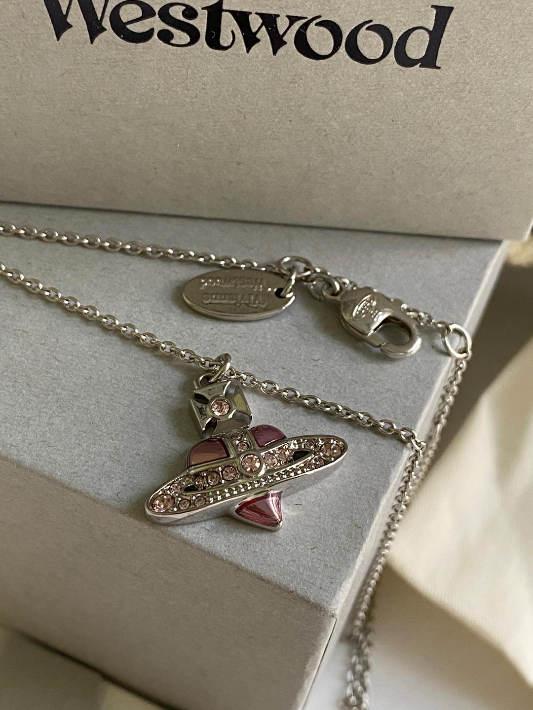Vivienne Westwood Vivienne Westwood diamanté heart necklace — фото 2