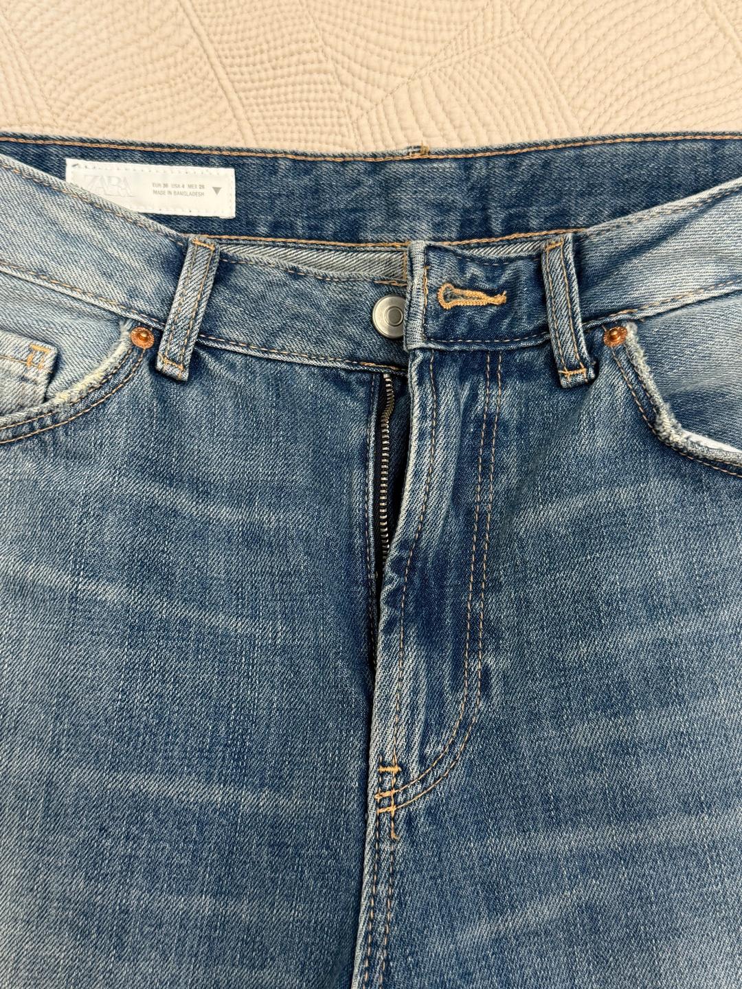 Zara Рваные джинсы Zara — фото 2
